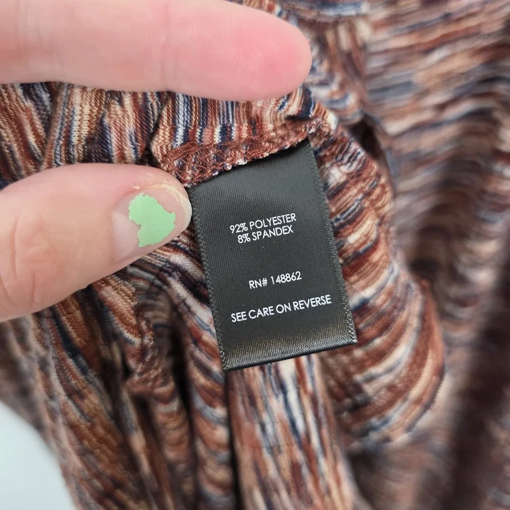 TORRID Multicolor Knit Lightweight Spacedye Casual Tank Midi‎ Dress Size 3X - Picture 6 of 11